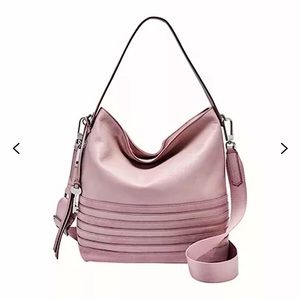 Fossil Maya small Hobo bag-orchid tint color